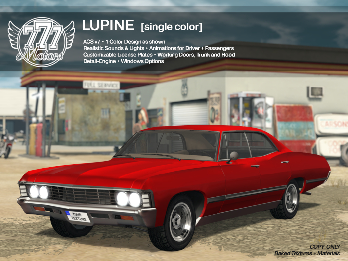 [777] Lupine V2 - Red (Add)