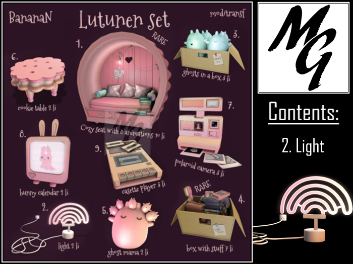 2. BananaN. Lutunen set light