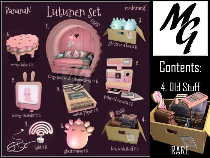 4. BananaN. Lutunen set old stuff RARE