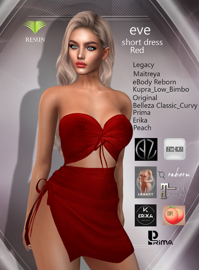 Res_Eve dress Red
