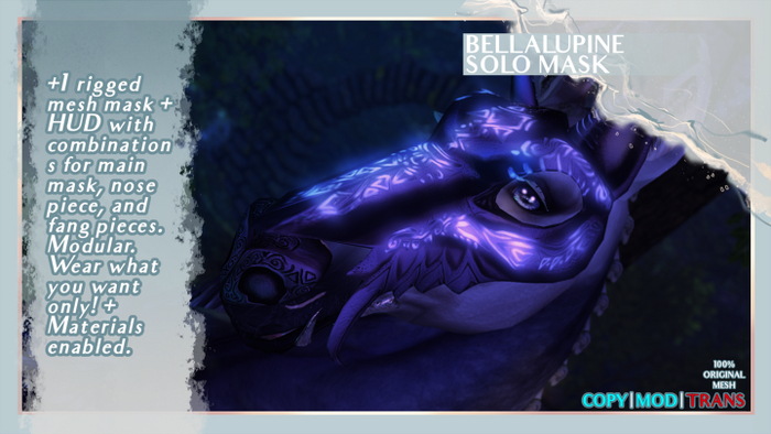 BellaLupine Solo Mask [Foal]