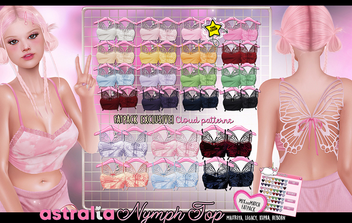 Astralia // Nymph Top (Flamingo)