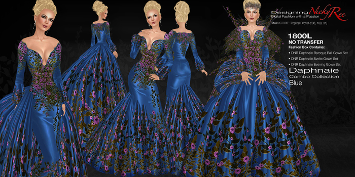 *DNR* Daphnaie Combo Collection in Blue