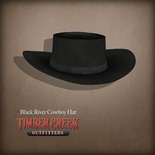 [Timber Creek] Black River Cowboy Hat-Midnight