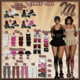 17.Meva Roller Girl Gloves Black - Maitreya Legacy