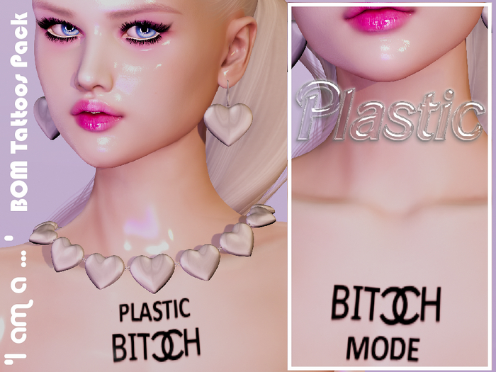 - PLASTIC - // ''I am a... '' Tattoos Pack