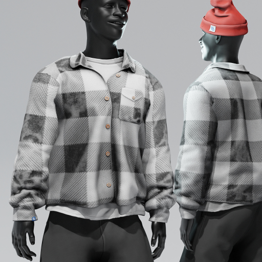 ardor - flannel (B/W)