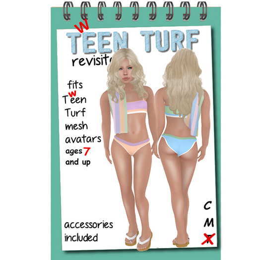 Teen Turf Colorblock Swimsuit