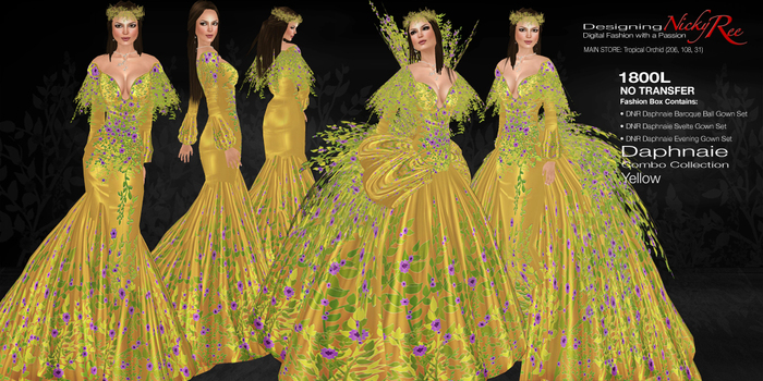 *DNR* Daphnaie Combo Collection in Yellow