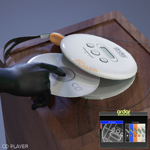 ardor - CD PLAYER/HEADSET  1.2v