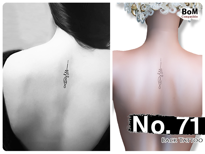 (Back Tattoo) No.71 - BoM