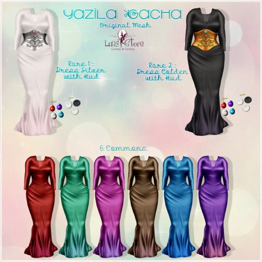 Luas Yazila Dress M Blue