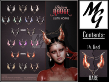 14. POISON ROUGE Lilitu Horns Red RARE