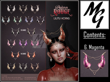 6. POISON ROUGE Lilitu Horns Magenta