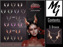 3. POISON ROUGE Lilitu Horns Bronze