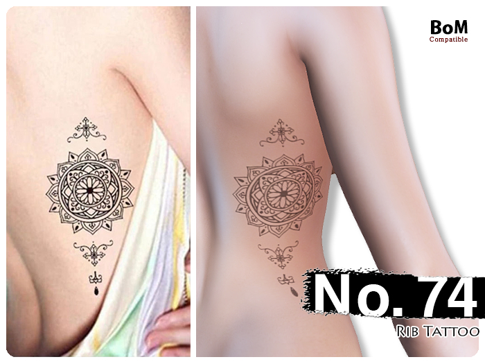 (Rib Tattoo) No.74 - BoM