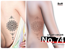 (Rib Tattoo) No.74 Light Color - BoM