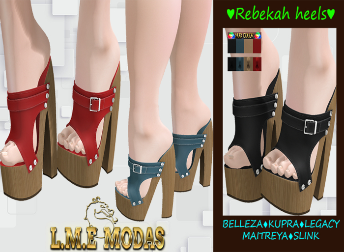 { L.M.E }Rebekah heels#484