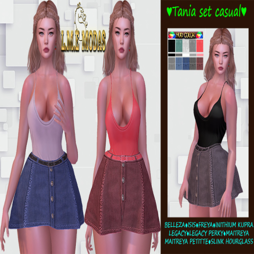 { L.M.E }Tania set casual#479