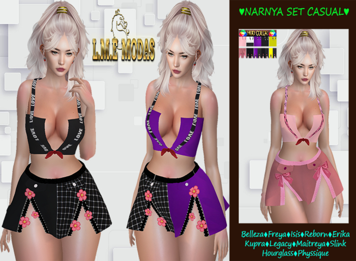 { L.M.E }NARNYA SET CASUAL#478