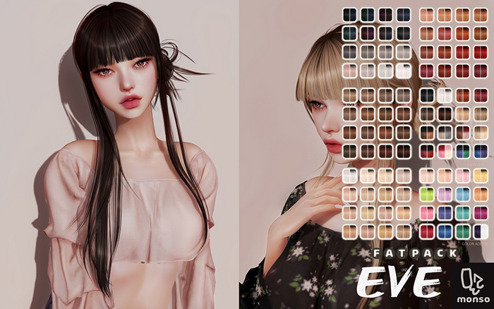 [monso] Eve Hair /Fatpack