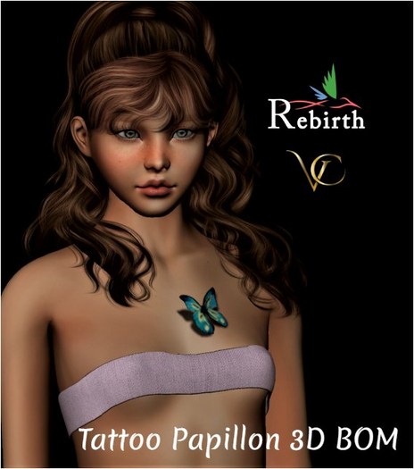 [V.C] Tattoo Papillon 3D BOM