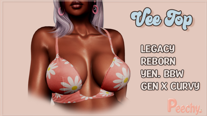 Peechy. Vee Top - Green 