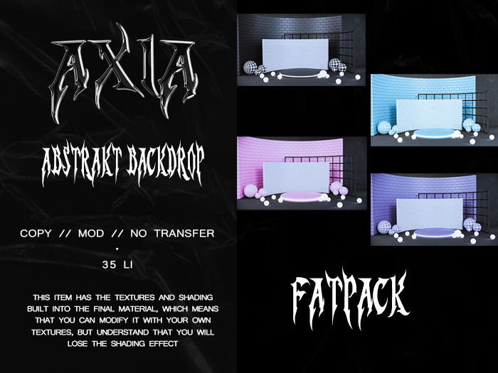 Axia // Backdrop Abstrakt Fatpack