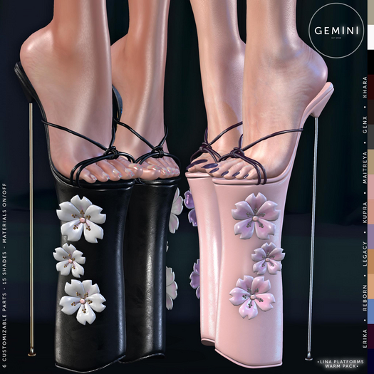 Gemini -Lina Platforms- WARM PACK (Add me)