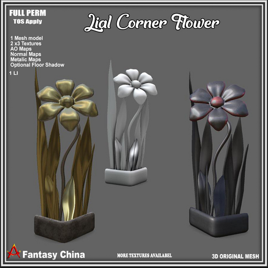 Full Perm Lial Corner Flower