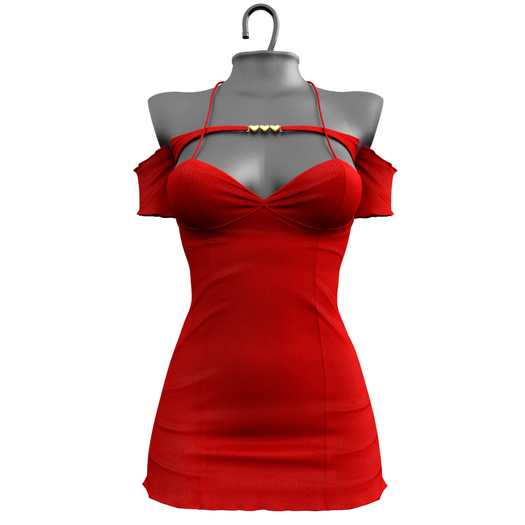 .BF. Flora Dress Red