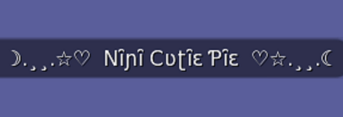 :: MG ::  Nini Cutie Pie - Gesture (with Sound)