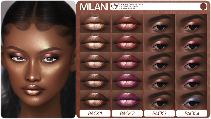 MILANI Cosmetics "Kaka" Collection (PACK 3)