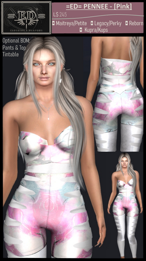 =ED= PENNEE - (FATPACK Pink) - M,MP,L,LP,Reborn,Kupra,Kups