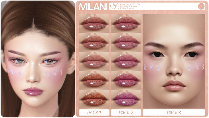 MILANI Cosmetics "Cici" Collection (PACK 3)