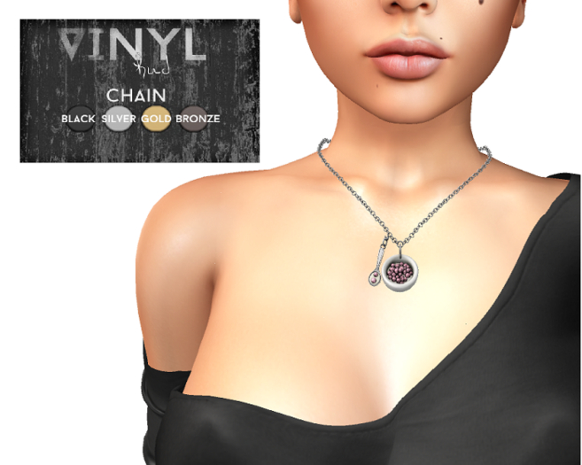Vinyl - Saturday Necklace -Strawberry Rocks