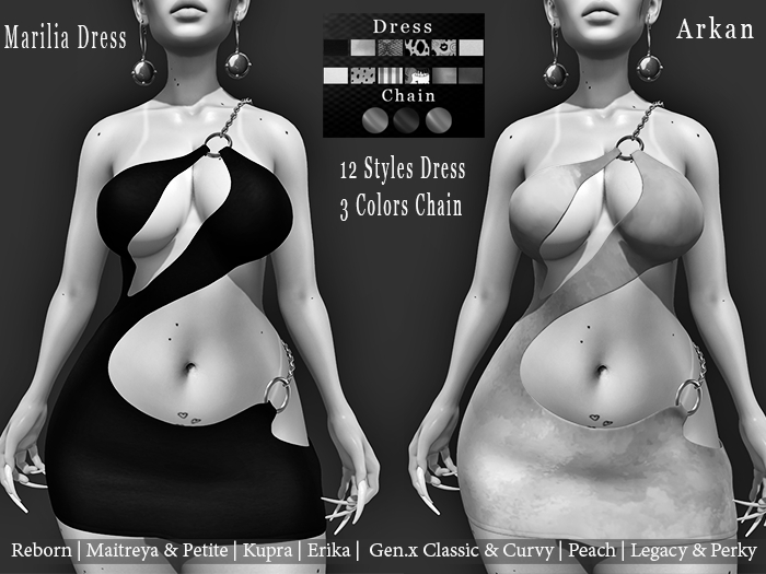 .::Arkan::. Marilia Dress + Fitmesh DEMO