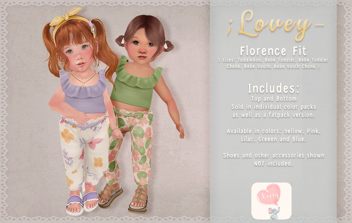 ;Lovey- Florence Fit FATPACK 