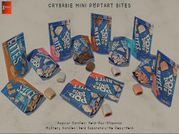 "Crybabie" Mini Poptart Bites Brown Sugar (MYSTORY)