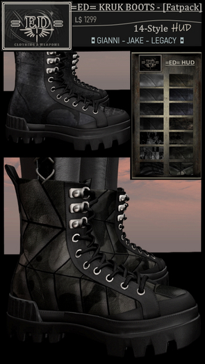 =ED= KRUK BOOTS - [Fatpack] - [Gianni-Jake-Legacy]