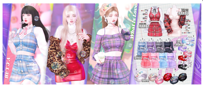 [V.C.LAB] What Is Love GACHA. leg choker 03