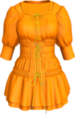 May24 - Monika Dress Hot Orange - Maitreya, Legacy, Legacy Perky, Ebody Reborn