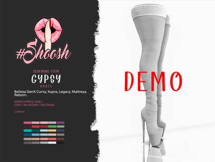 #SHOOSH - Gypsy Boots [DEMO]