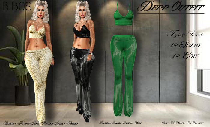 B BOS - Depp Outfit - Green (Add me)