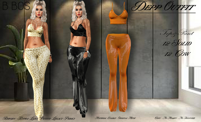 B BOS - Depp Outfit - Orange (Add me)
