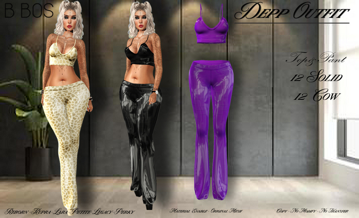 B BOS - Depp Outfit - Purple (Add me)
