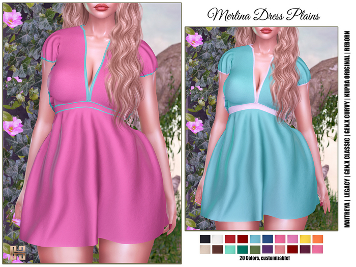 [hh] Merlina Dress PLAINS