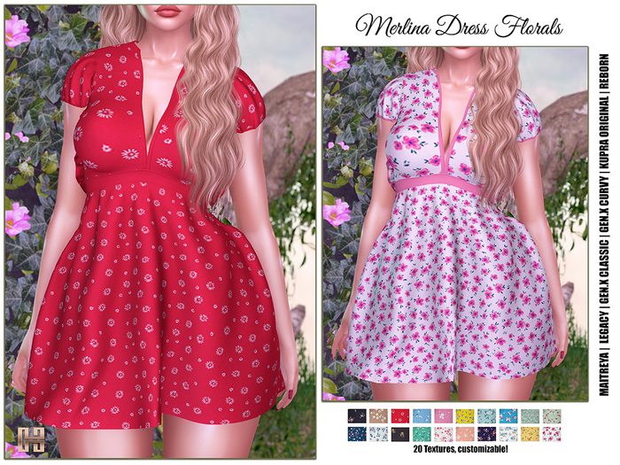 [hh] Merlina Dress FLORAL