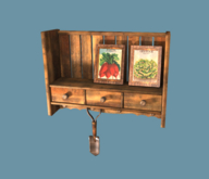 7. Myrrine. Gardening set wall shelf 2