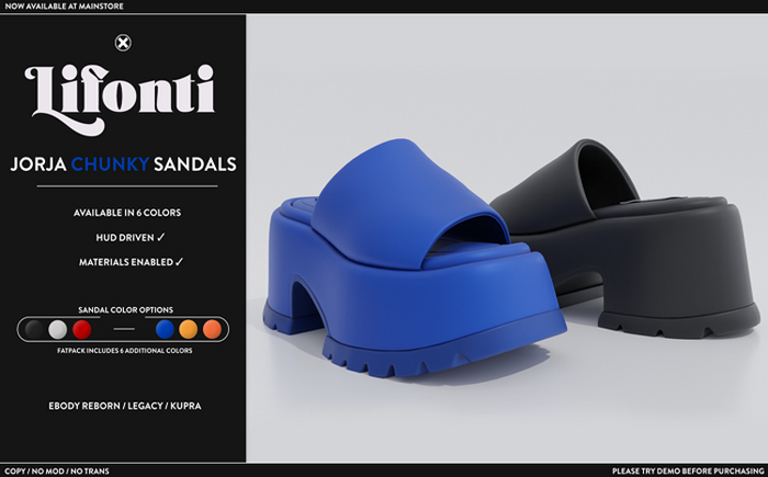 LF - Jorja Chunky Sandals [FATPACK]